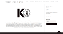 Desktop Screenshot of kingdomharvestministries.org